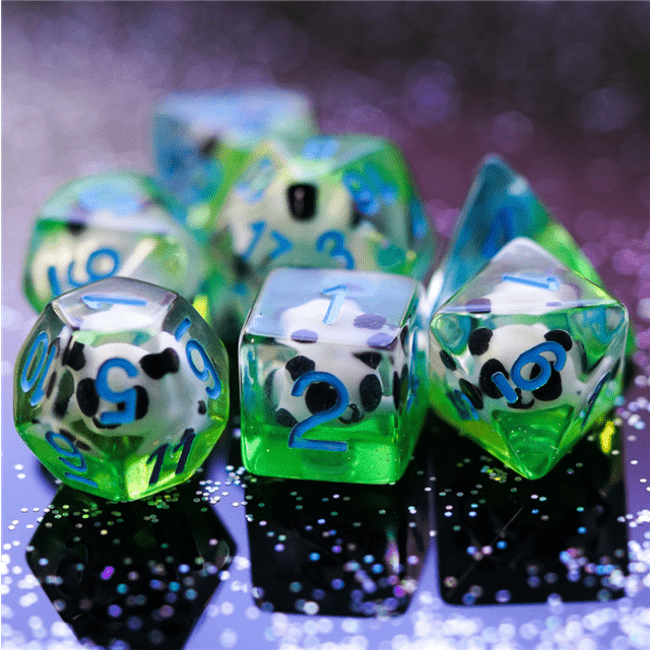 RPG Dice: Panda (Foam Brain)