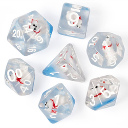 Polar Bear RPG Dice Set