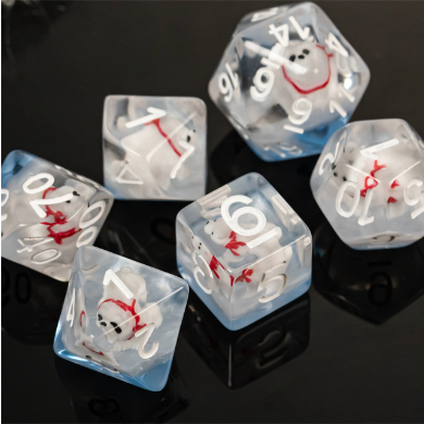 Polar Bear RPG Dice Set