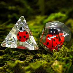 RPG Dice: Red Lady Bug (Foam Brain)