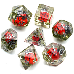 RPG Dice: Red Lady Bug (Foam Brain)