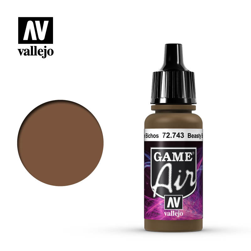 Vallejo: Game Air - Beasty Brown (17mL) (72.743)