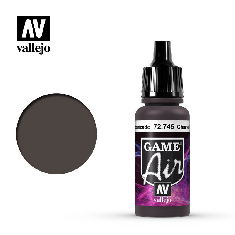 Vallejo: Game Air - Charred Brown (17mL) (72.745)
