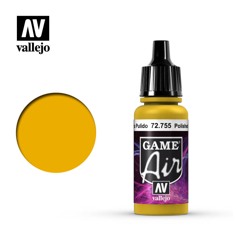 Vallejo: Game Air - Polished Gold (17mL) (72.755)