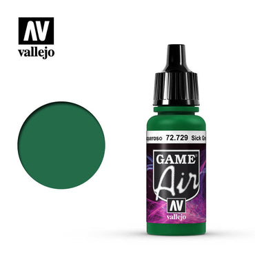 Vallejo: Game Air - Sick Green (17mL) (72.729)