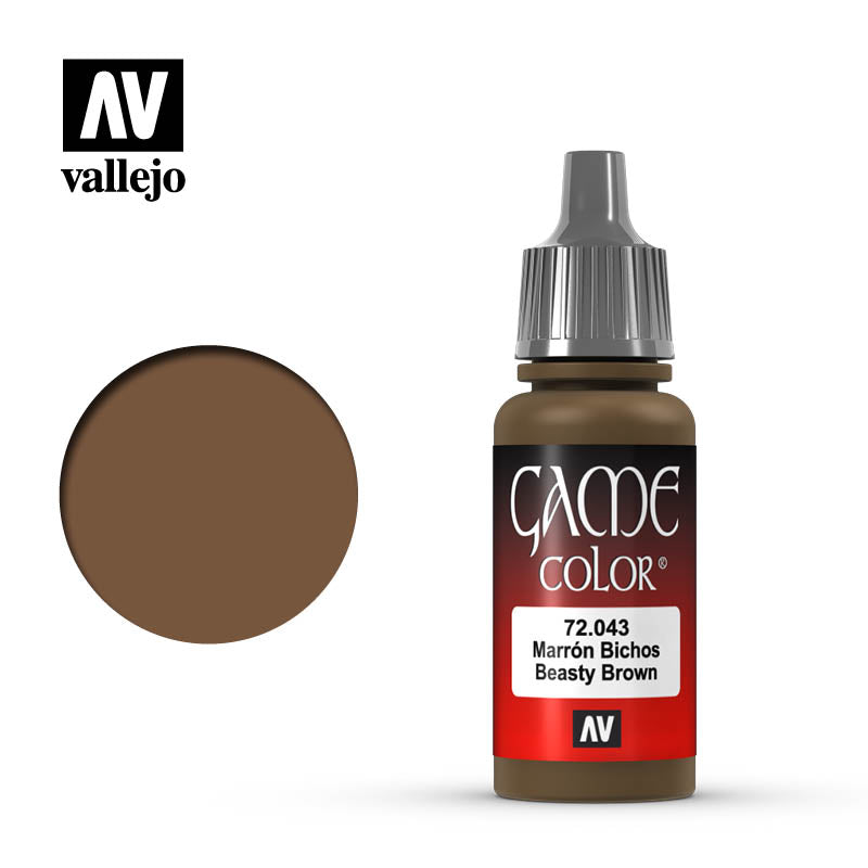 Vallejo Game Colour - Beasty Brown(17mL)