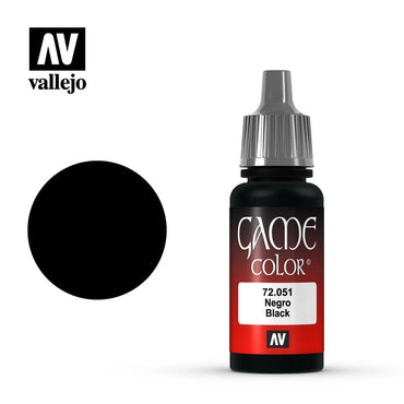 Vallejo Game Colour - Black (17mL)