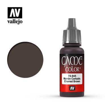 Vallejo Game Colour - Charred Brown(17mL)