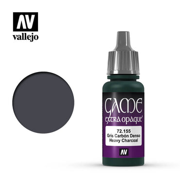 Vallejo Extra Opaque - Heavy Charcoal(17mL)