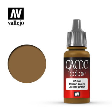 Vallejo Game Colour - Leather Brown(17mL)