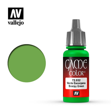 Vallejo Game Colour - Scorpy Green (17mL)
