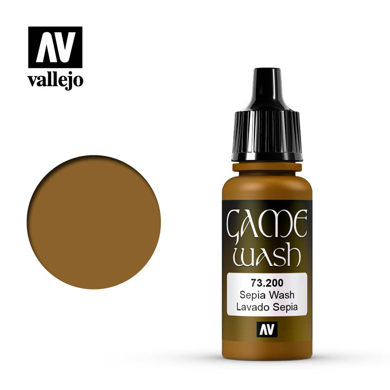 Vallejo: Game Wash - Sepia Shade (17mL) (73.200)
