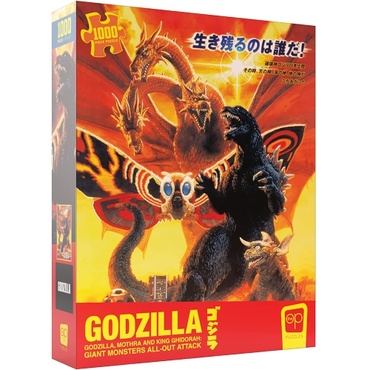 The OP Puzzles (1000 Pieces): Godzilla, Mothra, and King Ghidorah - Giant Monsters All-Out Attack
