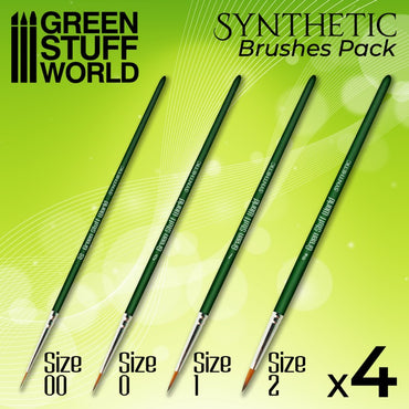 GSW: Brushes - GREEN SERIES Synthetic Brush Set