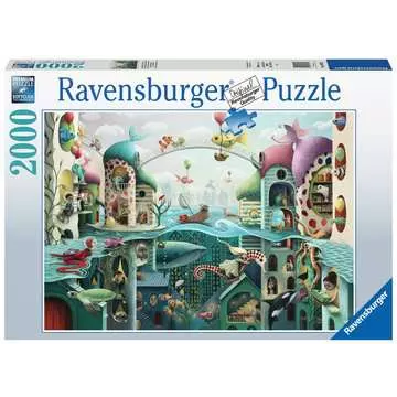 Puzzle: Ravensburger - 2000 Pieces: If Fish Could Walk