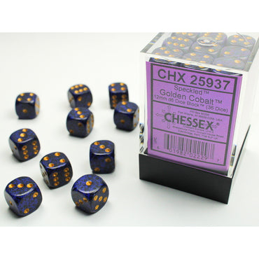 36D6 Set (12mm): Speckled Golden Cobalt (CHX25937)