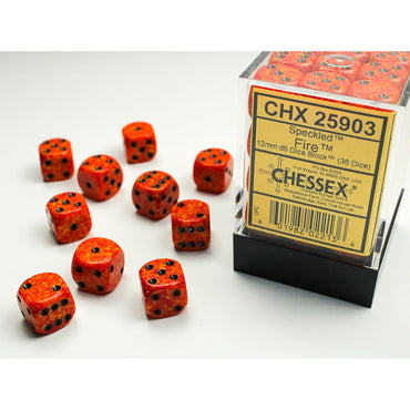 36D6 Set (12mm): Speckled Fire (CHX25903)