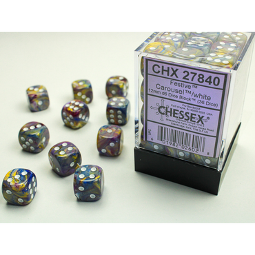36D6 Set (12mm): Festive Carousel/White (CHX27840)