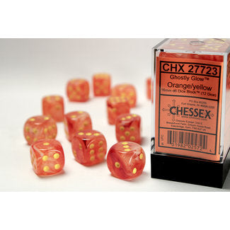 12D6 Set (16mm): Ghostly Glow Orange/Yellow (CHX27723)