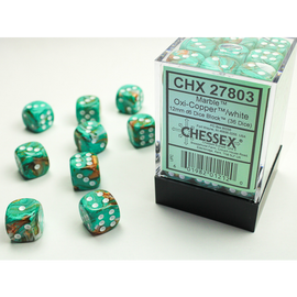 36D6 Set (12mm): Marble Oxi-Copper/White (CHX27803)