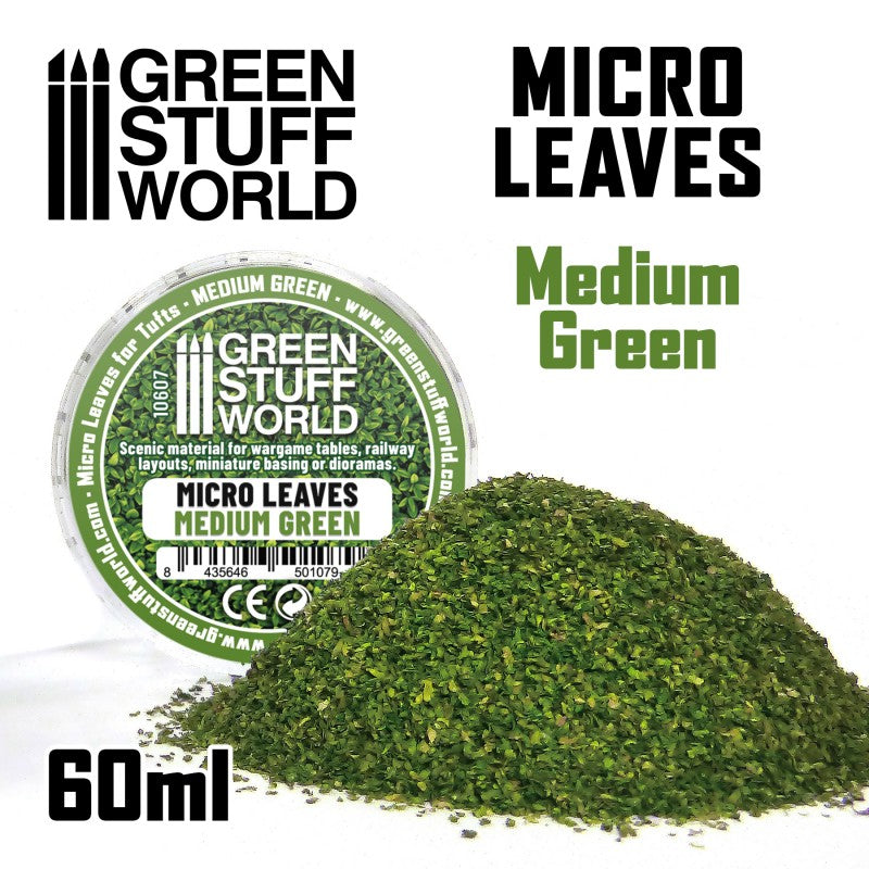 GSW: Terrain Series - Micro Leaves Medium Green Mix #10607