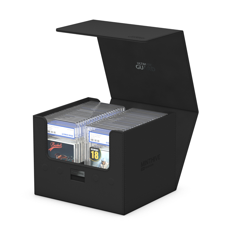 Ultimate Guard Storage Box: Minthive - Black (Holds 30+ Graded Card Cases)