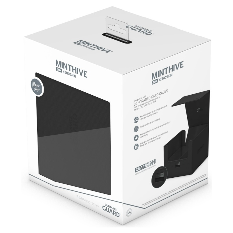 Ultimate Guard Storage Box: Minthive - Black (Holds 30+ Graded Card Cases)