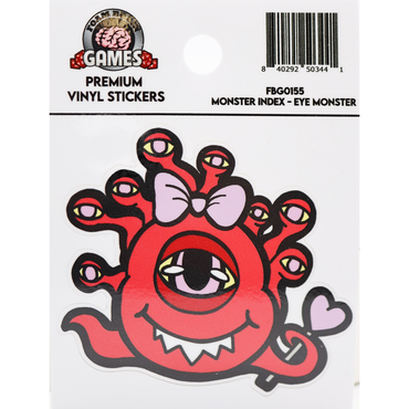 Foam Brain Stickers: Monster Index - Eye Monster
