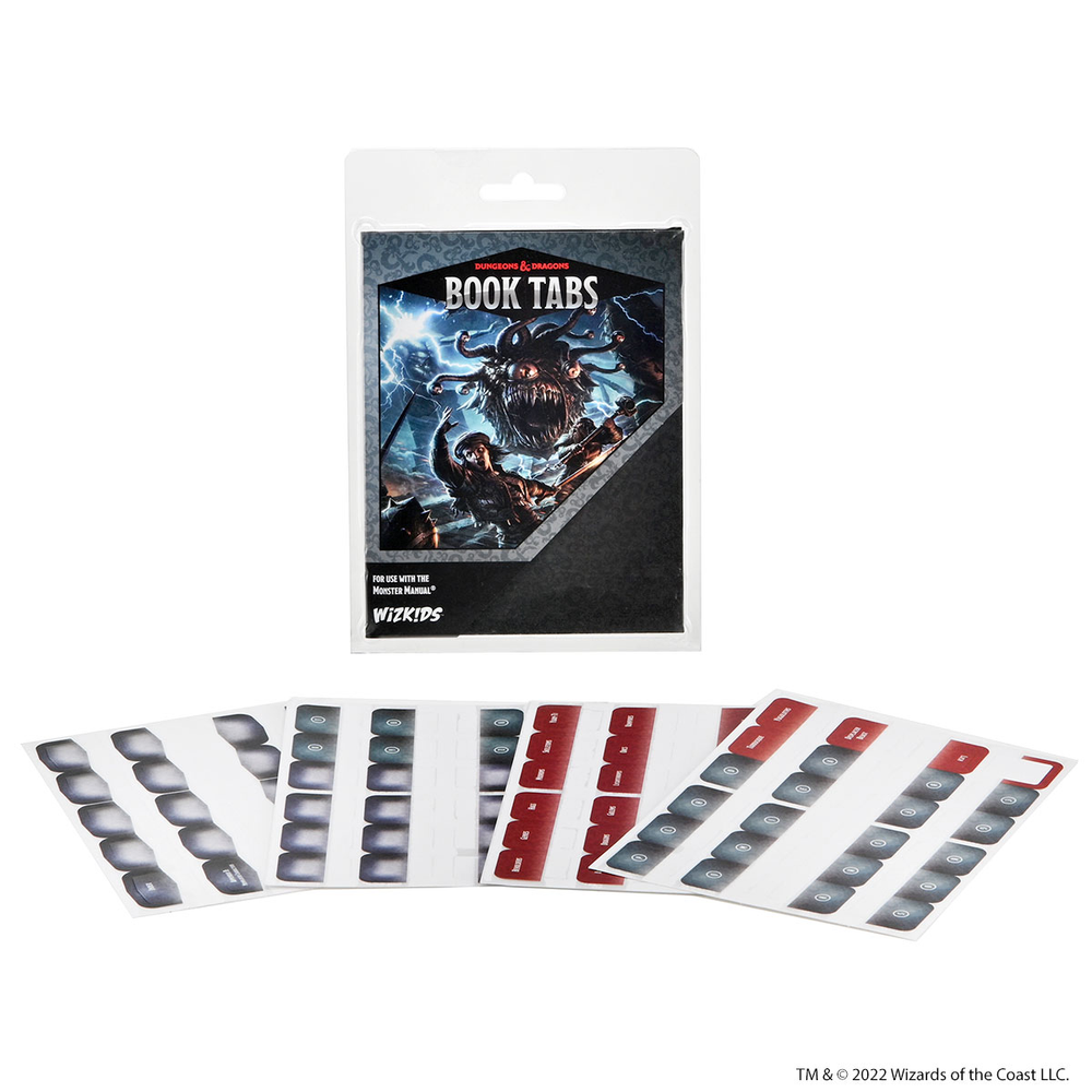 D&D Book Tabs: Monster Manual (5E 2014)
