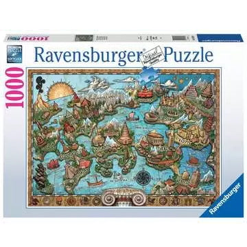 Puzzle: Ravensburger - 1000 Pieces: Mysterious Atlantis
