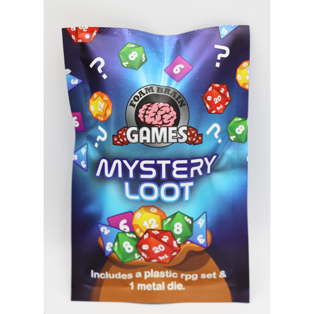 Mystery Loot: Plastic RPG Set + Metal Die