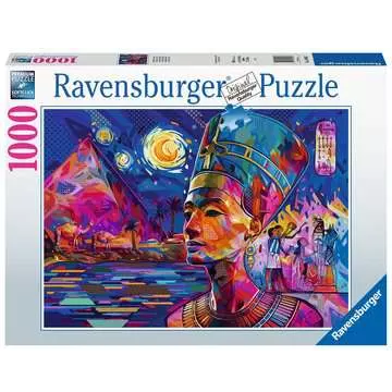Puzzle: Ravensburger - 1000 Pieces: Nefertiti on the Nile