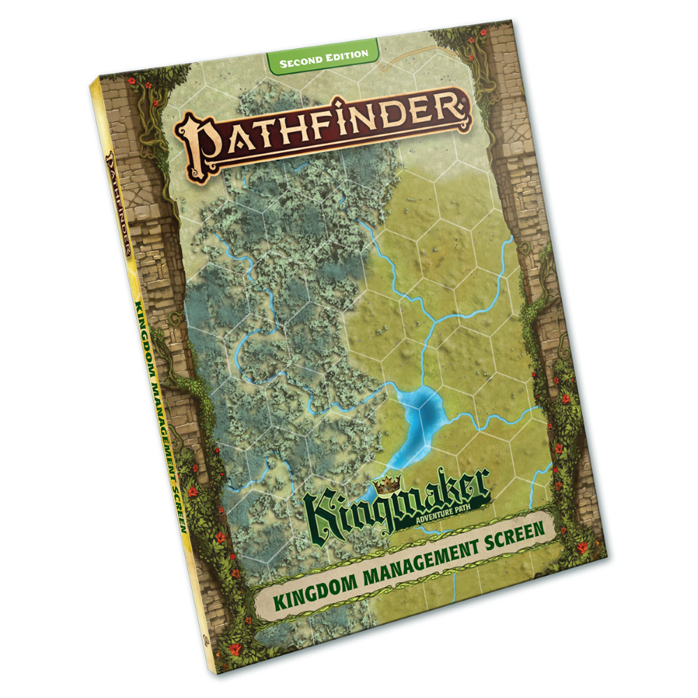Pathfinder 2E RPG: Kingmaker Kingdom Management Screen