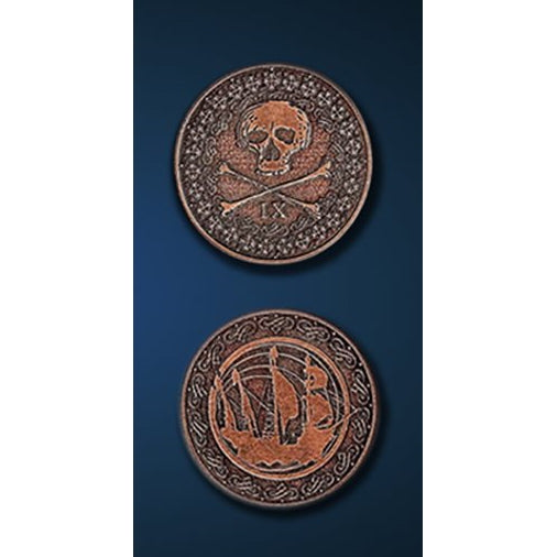 Legendary Metal Coins: Pirate Coin Set