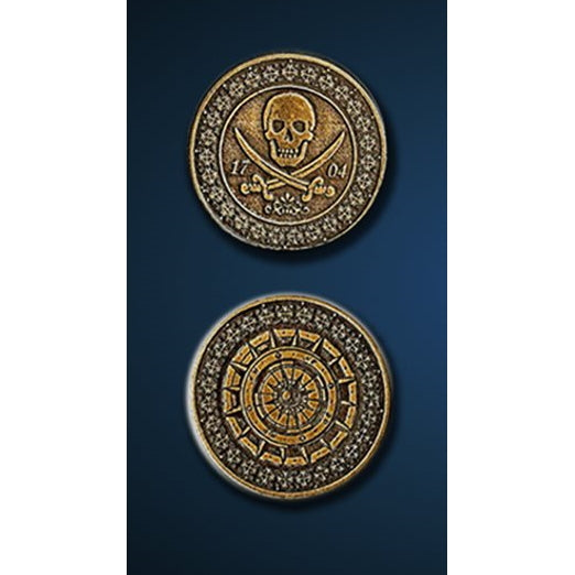 Legendary Metal Coins: Pirate Coin Set