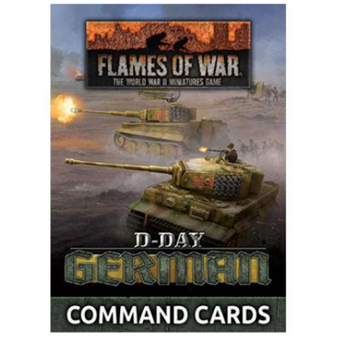 Flames of War 3rd Ed Unit Cards: D-Day German Command