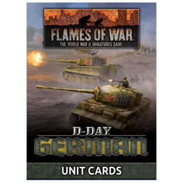 Flames of War 3rd Ed Unit Cards: D-Day German Unit