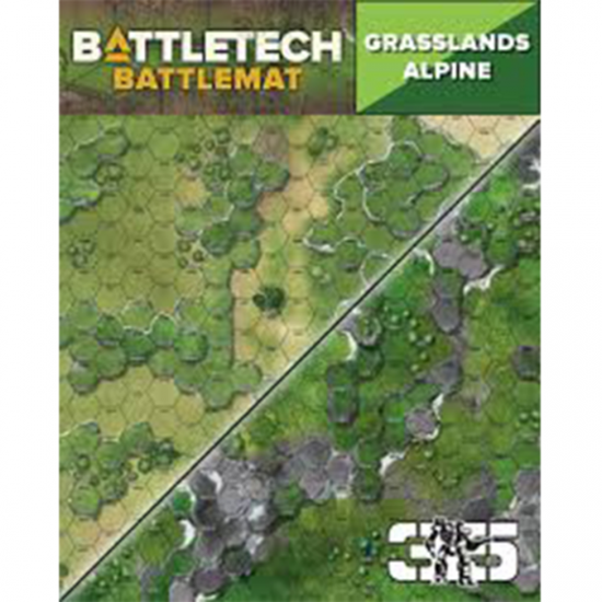 Battletech Battle Mat: Grasslands / Alpine