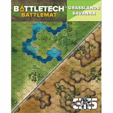 Battletech Battle Mat: Savanna / Grasslands