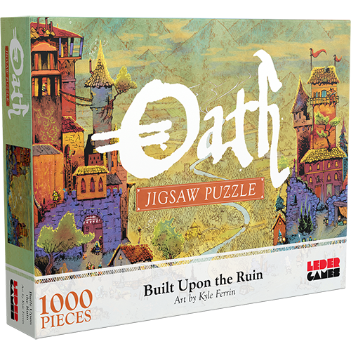 Leder Games Puzzles (1000 Pieces): Oath - Built Upon the Ruin