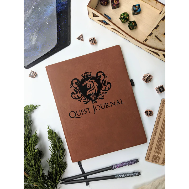 North to South Designs: Vegan Leather Quest Journal