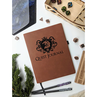 North to South Designs: Vegan Leather Quest Journal