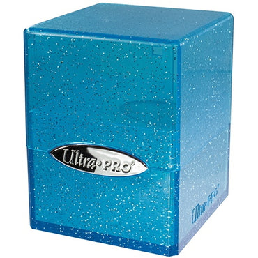 D-Box Satin Cube: Glitter Blue