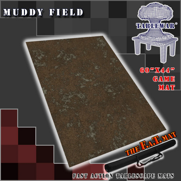 F.A.T. MAT: Muddy Field 60"x44"
