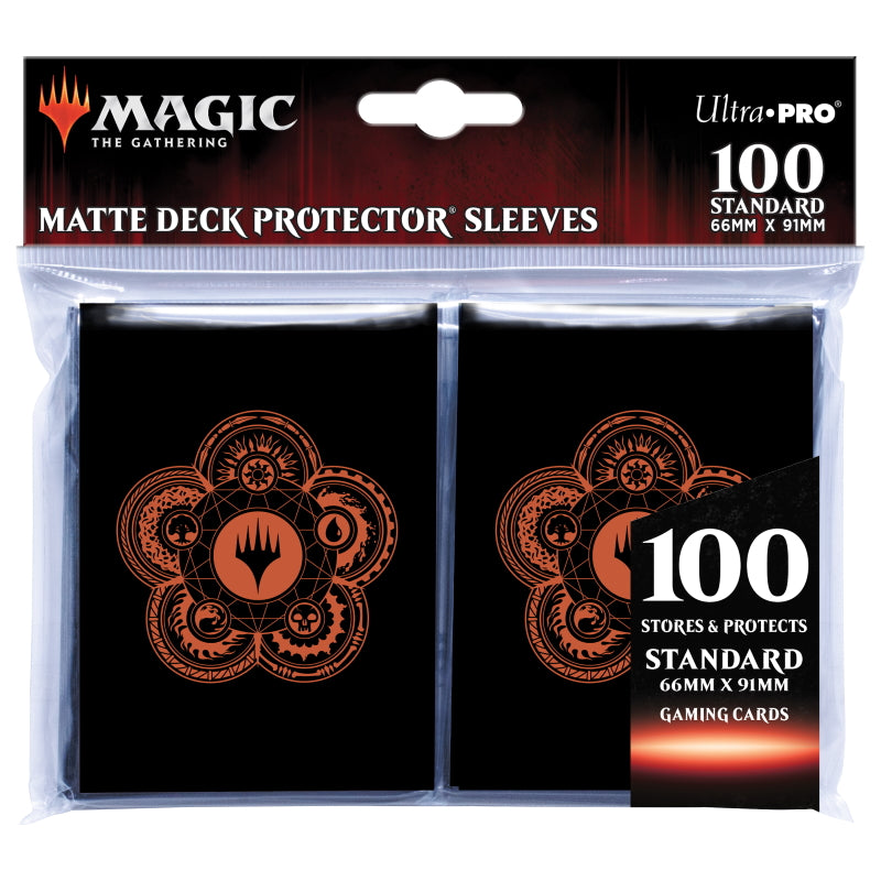 MTG Deck Protector Sleeves: Mana 7 - Colour Wheel (100 Count / Ultra PRO)