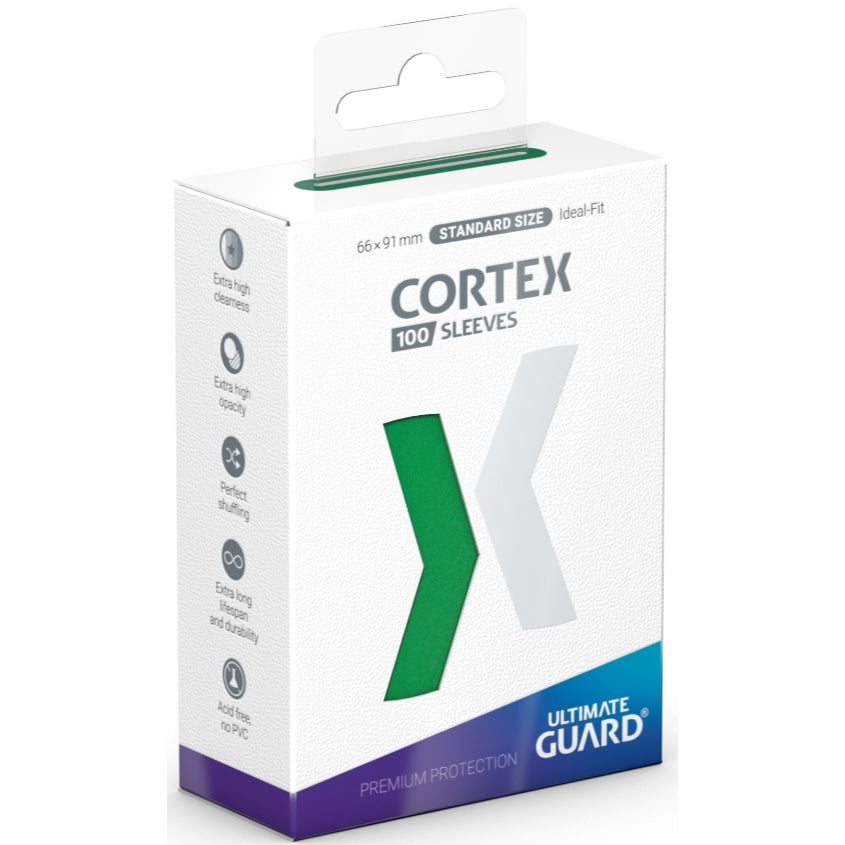 Ultimate Guard Sleeves: Cortex - Glossy Green (100)