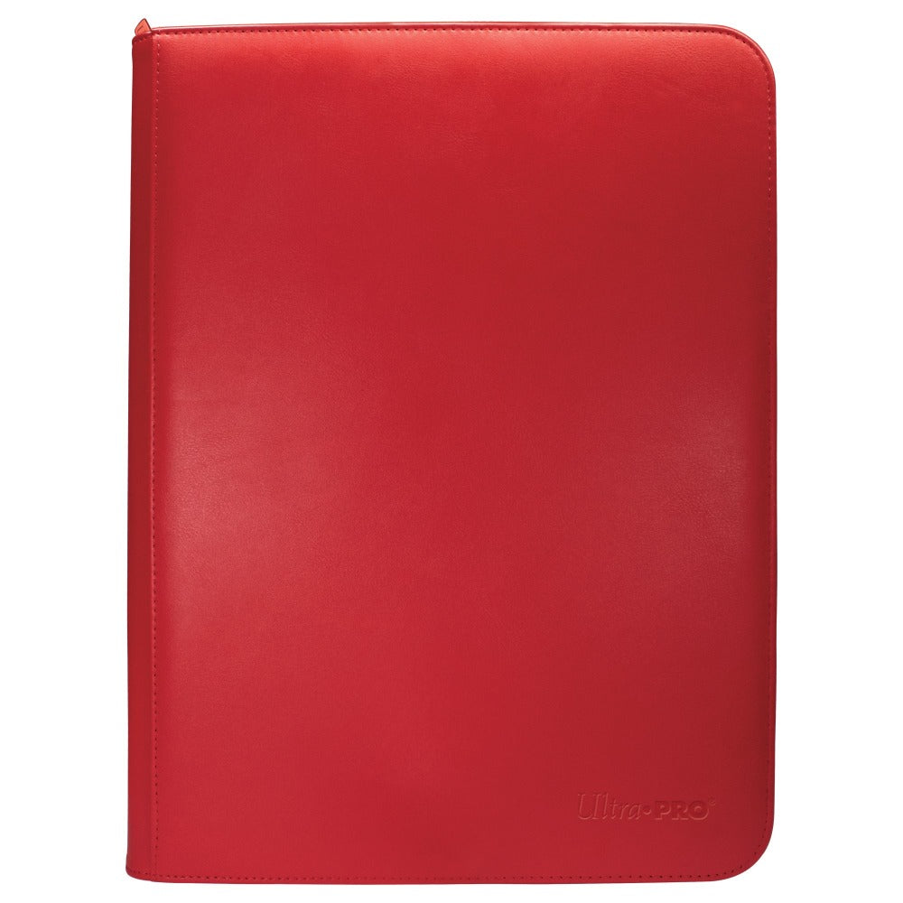 UP Zip Binder: 9 Pocket: Red