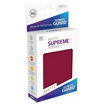 Ultimate Guard UX Standard: 80 Matte Burgundy