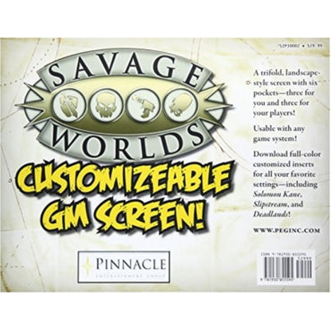 Customizeable GM Screen: Savage Worlds