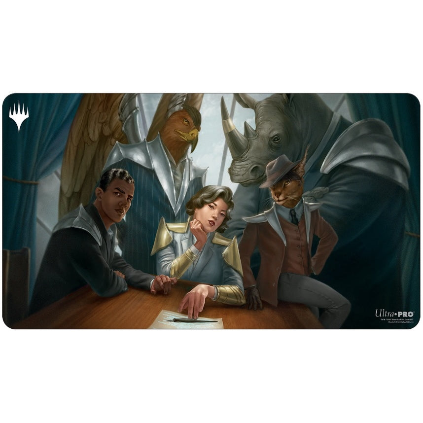 Streets of New Capenna Playmat featuring Brokers Ascendancy